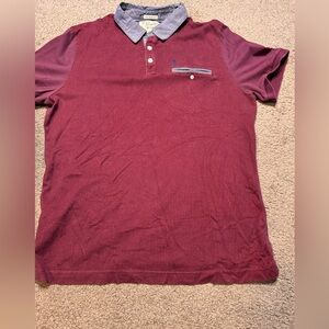 ORIGINAL PENGUIN BIRDSEYE POLO SHIRT PLUM